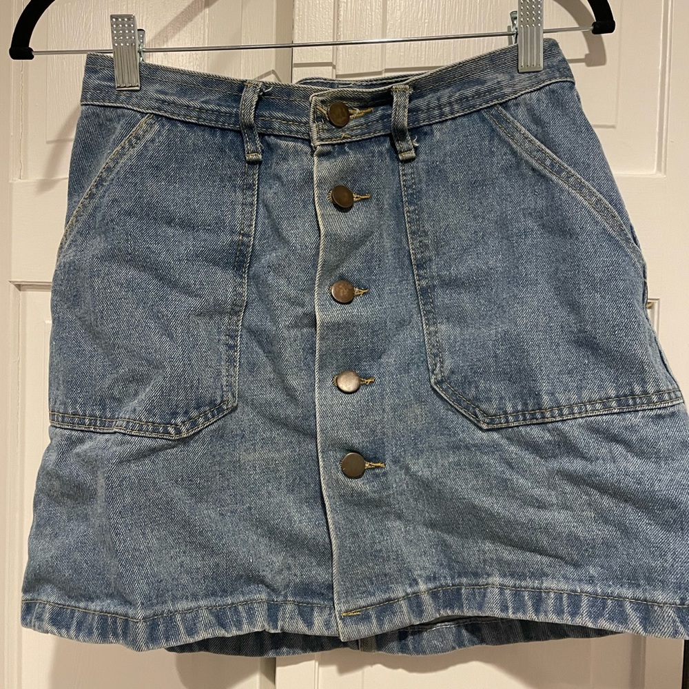 YIMEIX UAN Jeans Mini Skirt